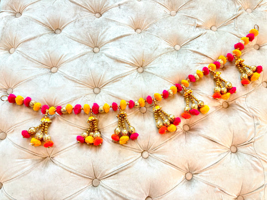 Multi-Color Sleek Toran for Mandir / Puja Room